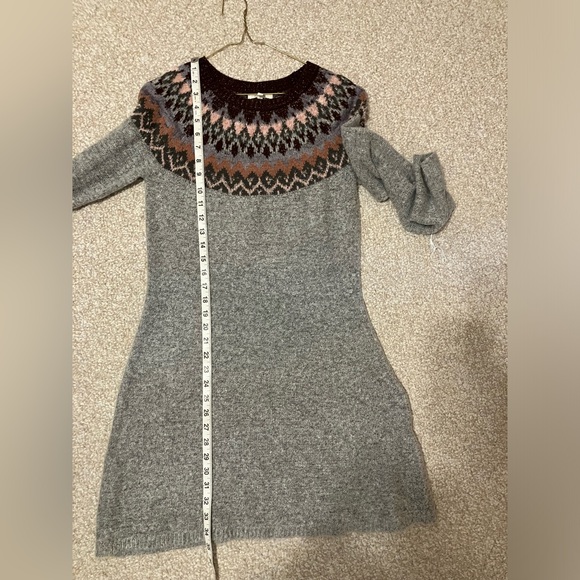 Maurices Fairisle Print Sweater Dress Womens Size Small - Picture 13 of 13